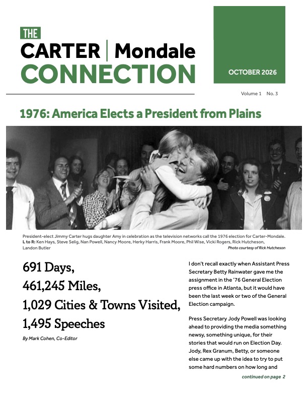 The Carter-Mondale Connection — Volume 1, Issue 3