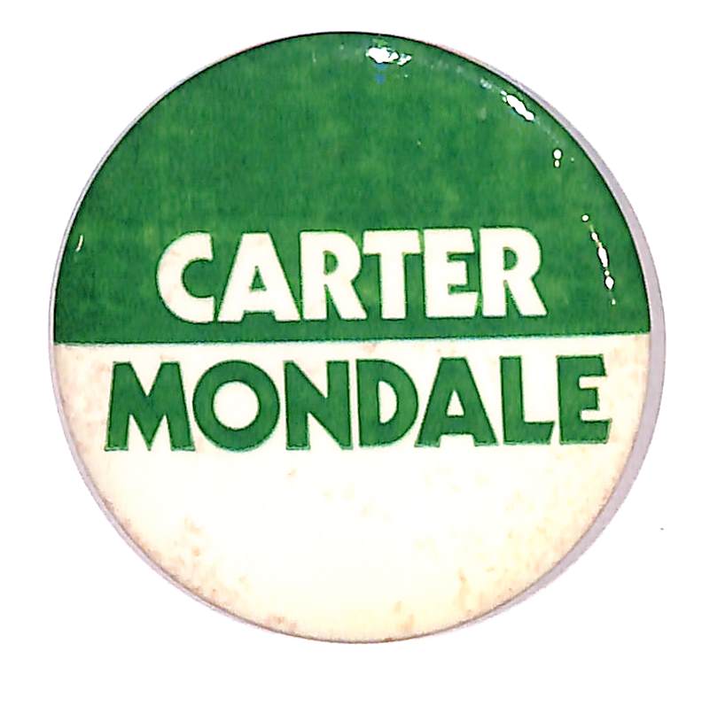 Carter-Mondale campaign button