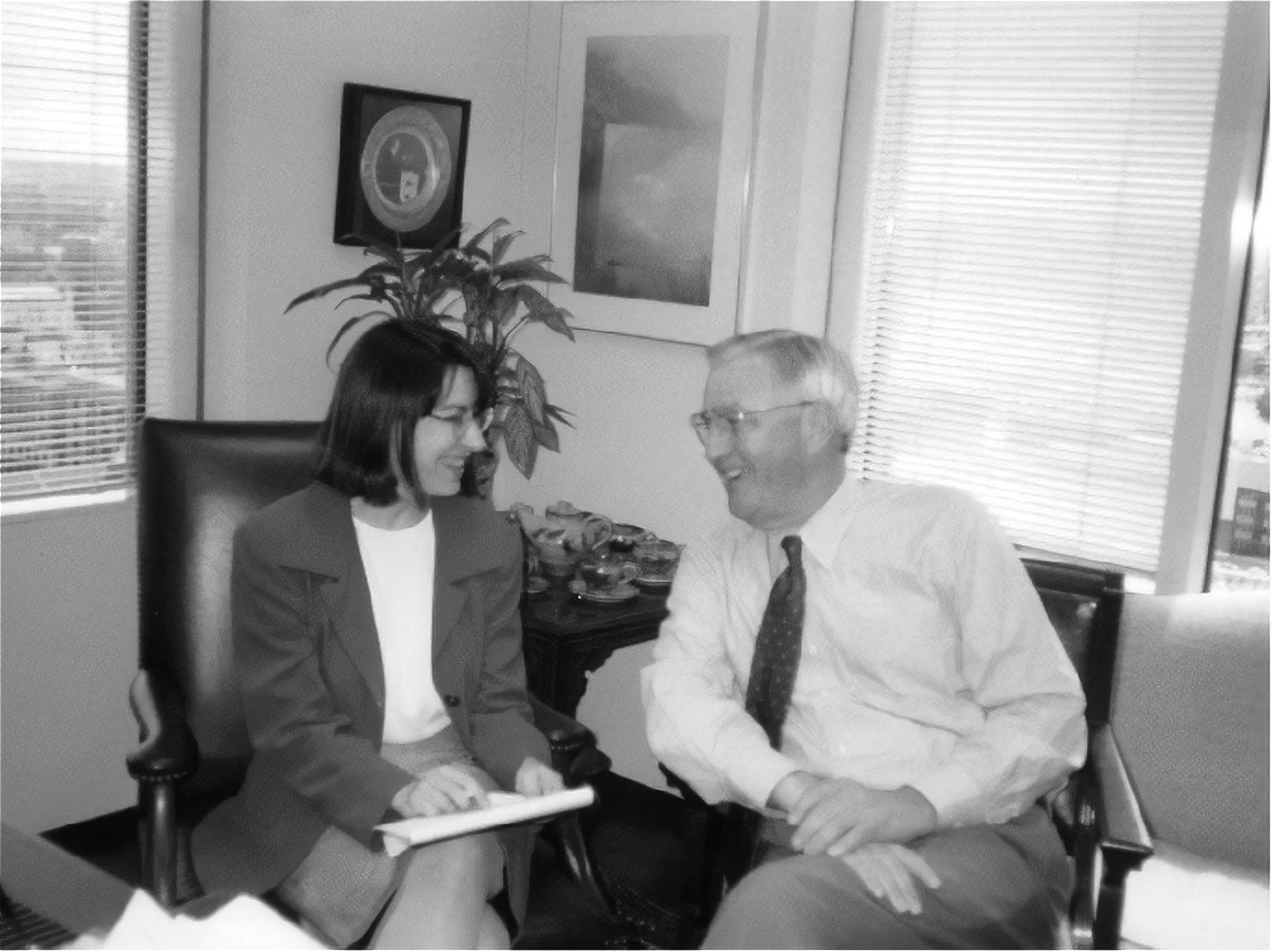 Amy Klobuchar with Fritz